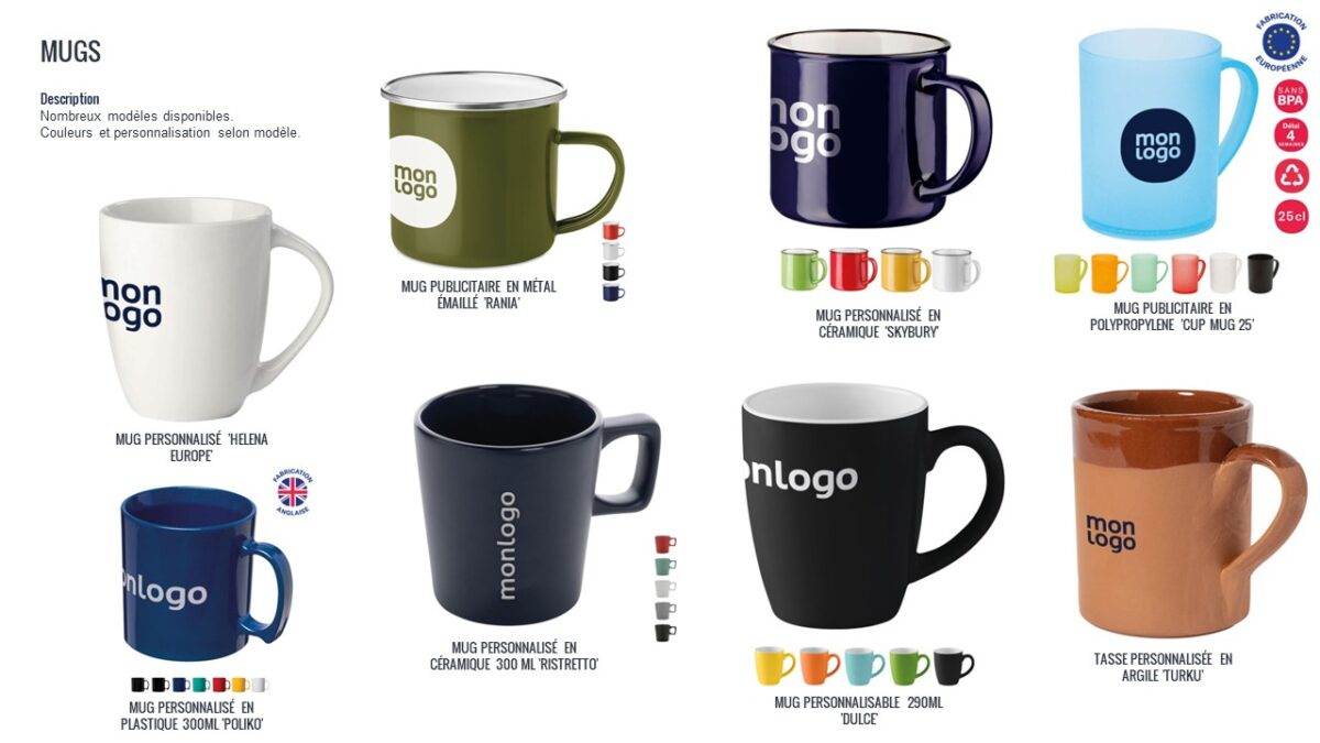 Mugs et Tasses personnalisés