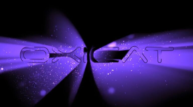 Logo animé d'oxicat